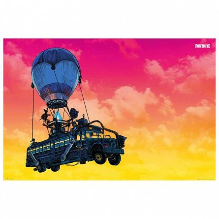 Poster FORTNITE, Battle Bus, 91.5x61 cm