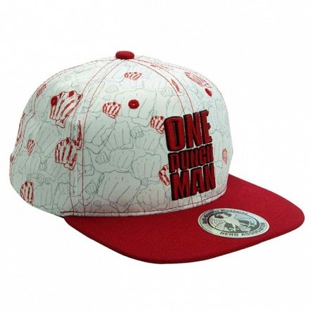 Sapca ONE PUNCH MAN, Beige and Red, Punches