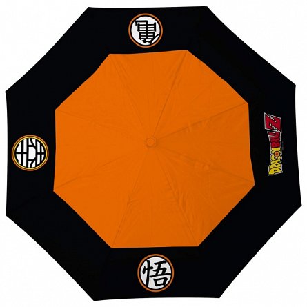 Umbrela Dragon Ball - Goku symbols, D96 cm, poliester