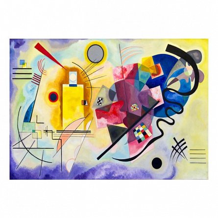 Puzzle Enjoy - Vassily Kandinsky: Yellow Red Blue, 1000 piese