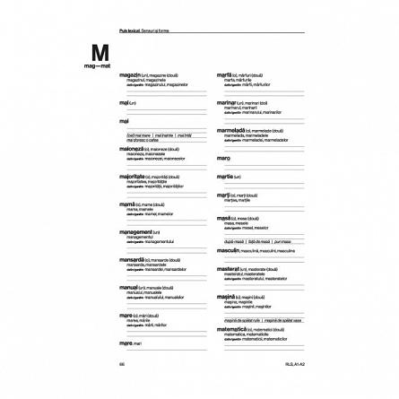 Puls lexical. Nivelurile A1-A2