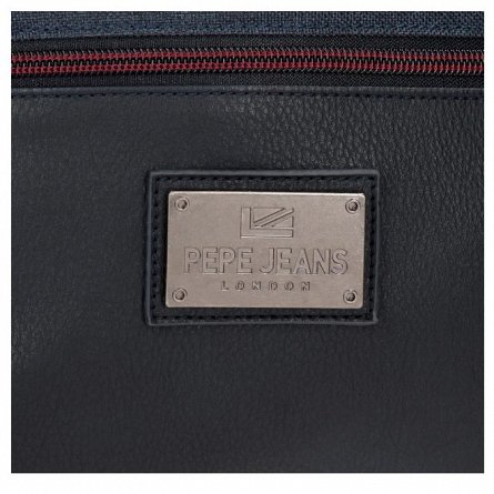 Rucsac laptop Pepe Jeans Britway, 31 x 44 x 15 cm, 2 compartimente, 3 buzunare frontale, USB, albas
