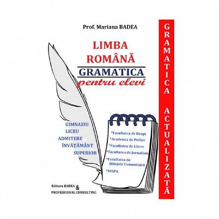 Gramatica actualizata. Admitere liceu. facultate