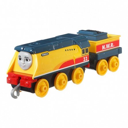 Locomotiva cu vagon Thomas and Friends - Push Along, Rebecca