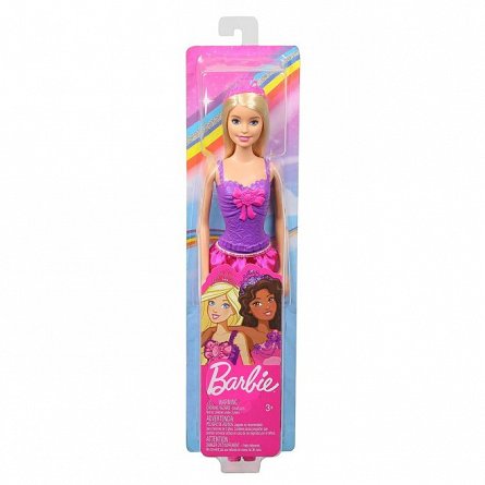 Papusa Barbie Dreamtopia - Printesa cu rochita rosie