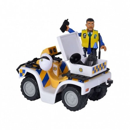ATV Fireman Sam, cu figurina Sam politist