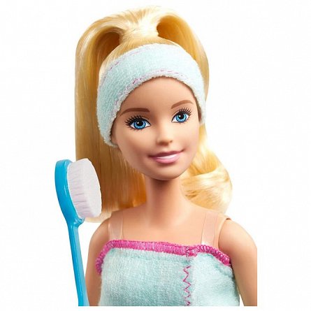 Papusa Barbie You can be - Set accesorii wellness si spa