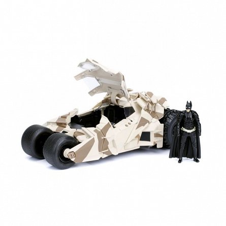 Masina Batman Batmobile The Dark Knight, cu figurina, 20 cm