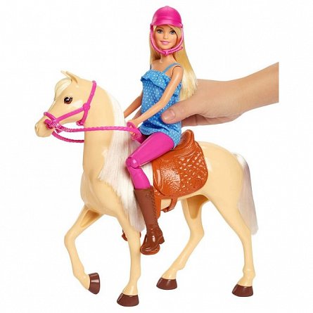 Papusa Barbie You can be - Set papusa cu cal
