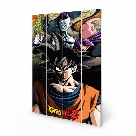 Print pe lemn Dragon Ball Z. 40X59 cm