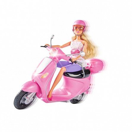 Papusa Steffi Love - Chic City Scooter, cu scooter