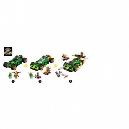 LEGO Ninjago: Masina de curse EVO a lui Lloyd 71763