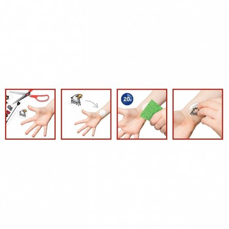 Tatuaje temporare, set 75 bucati, pentru baieti, Buki France