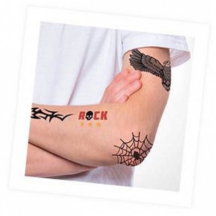 Tatuaje temporare, set 75 bucati, pentru baieti, Buki France