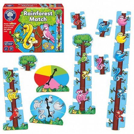 Joc educativ Concurs in Padurea Tropicala, Orchard Toys