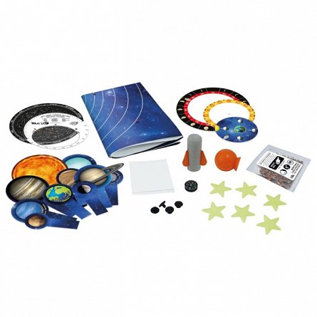 Mini Lab - Spatiul, kit 6 activitati, Buki France, plus 8Y