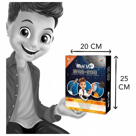 Mini Lab - Spatiul, kit 6 activitati, Buki France, plus 8Y