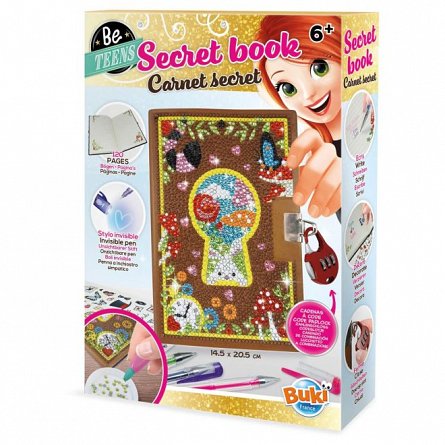 Set creativ Buki France, Jurnalul Secret, plus 6Y