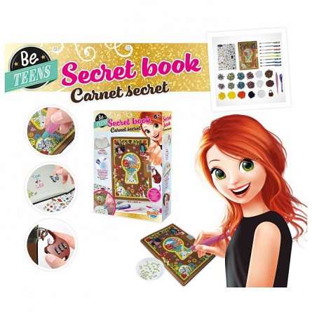 Set creativ Buki France, Jurnalul Secret, plus 6Y