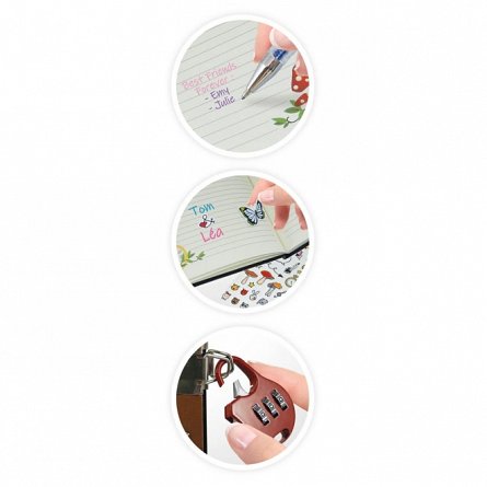 Set creativ Buki France, Jurnalul Secret, plus 6Y