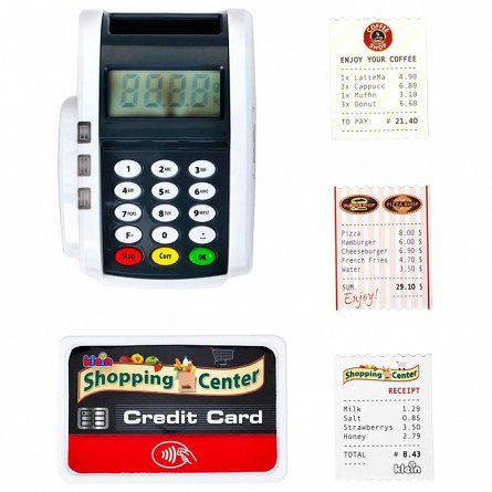Jucarie Terminal card POS cu lumina si sunet, Klein