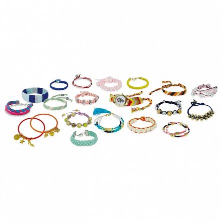 Mega kit pentru 20 bratari, Be Teens, Buki France, plus 8Y