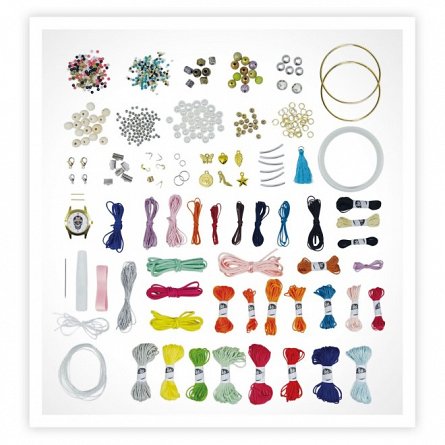 Mega kit pentru 20 bratari, Be Teens, Buki France, plus 8Y
