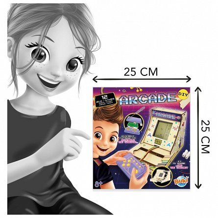 Set pentru asamblat Buki France, Arcade, cu 12 jocuri, plus 8Y