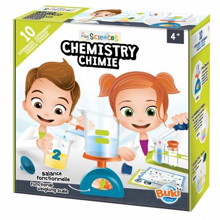 Mini Science - Chimie, Buki France, 10 experimente, plus 4Y