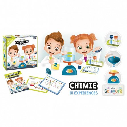 Mini Science - Chimie, Buki France, 10 experimente, plus 4Y