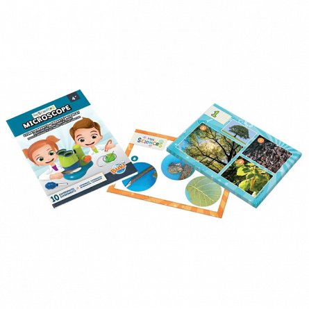 Mini Science - Microscop, 10 experimente, Buki France, plus 4Y