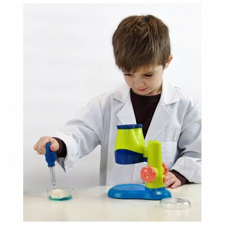 Mini Science - Microscop, 10 experimente, Buki France, plus 4Y