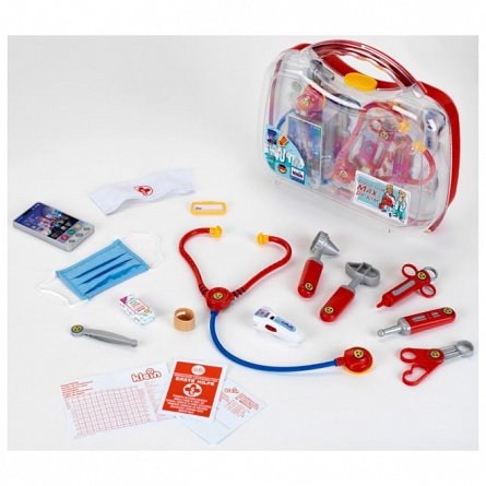 Trusa Doctor cu accesorii si masca, Klein