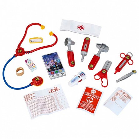 Trusa Doctor cu accesorii si masca, Klein