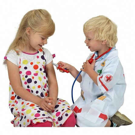 Trusa Doctor cu accesorii si masca, Klein