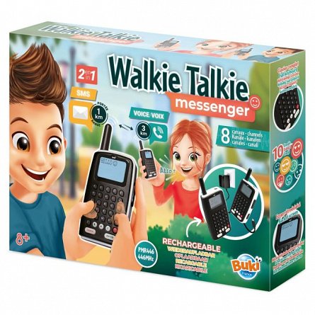 Walkie Talkie Messenger, Buki France, plus 8Y
