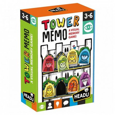 Headu Teacher Tested - Joc Tower Memo, 3-6 ani