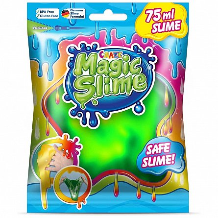 Craze Magic Slime, in punga, 75 ml, diverse culori