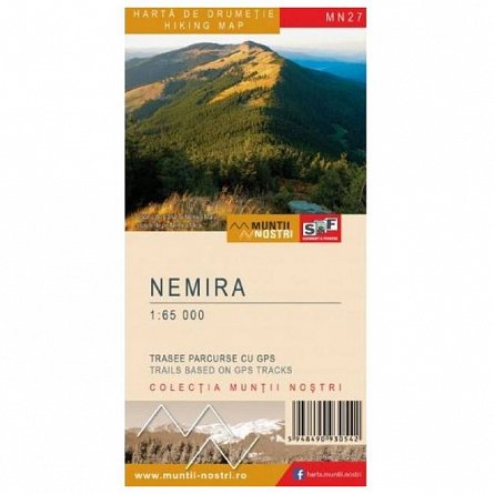 Muntii Nemira. Harta de drumetie. Muntii nostri