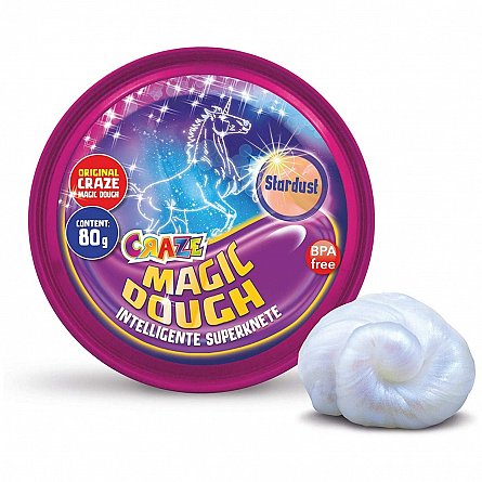 Craze Magic Dough - Plastilina magica, Galaxy, 70 g, diverse modele