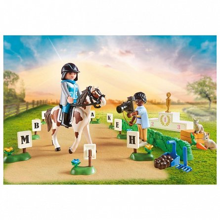 Playmobil Horse Farm - Turneu de echitatie, 4 ani+