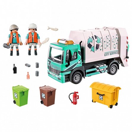 Playmobil City Life - Camion de reciclat, 4 ani plus