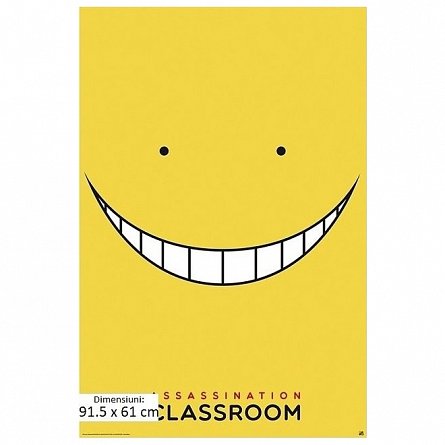 Poster Assassination Classroom, Koro Smile, 91.5 x 61 cm