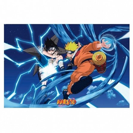 Poster Naruto Shippuden, Naruto and Sasuke, 91.5 x 61 cm