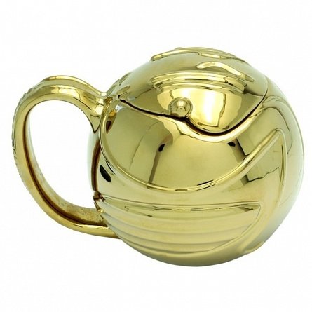 Cana 3D Harry Potter - Golden Snitch, 450 ml, cu capac - ABYstyle