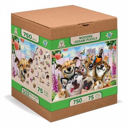 Animale de companie nebune, Puzzle 3D Wooden City