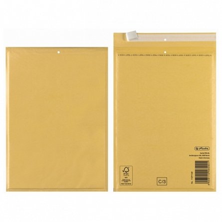 Plic 150 x 210 mm, set 10 bucati, protectie antisoc, maro, autoadeziv