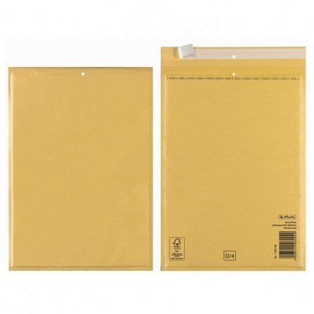 Plic 180 x 260 mm, set 10 bucati, protectie antisoc, maro, autoadeziv