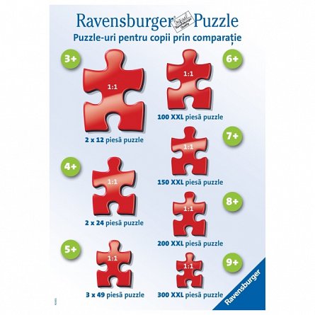 Puzzle Ravensburger - Cenusareasa, cu glitter, 100 piese, +6Y