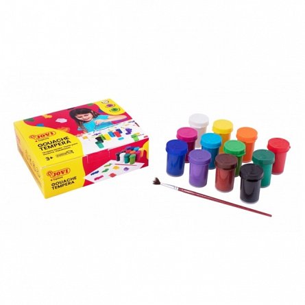 Tempera Jovi Explore, set 12 bucati, 12 culori x 15 ml
